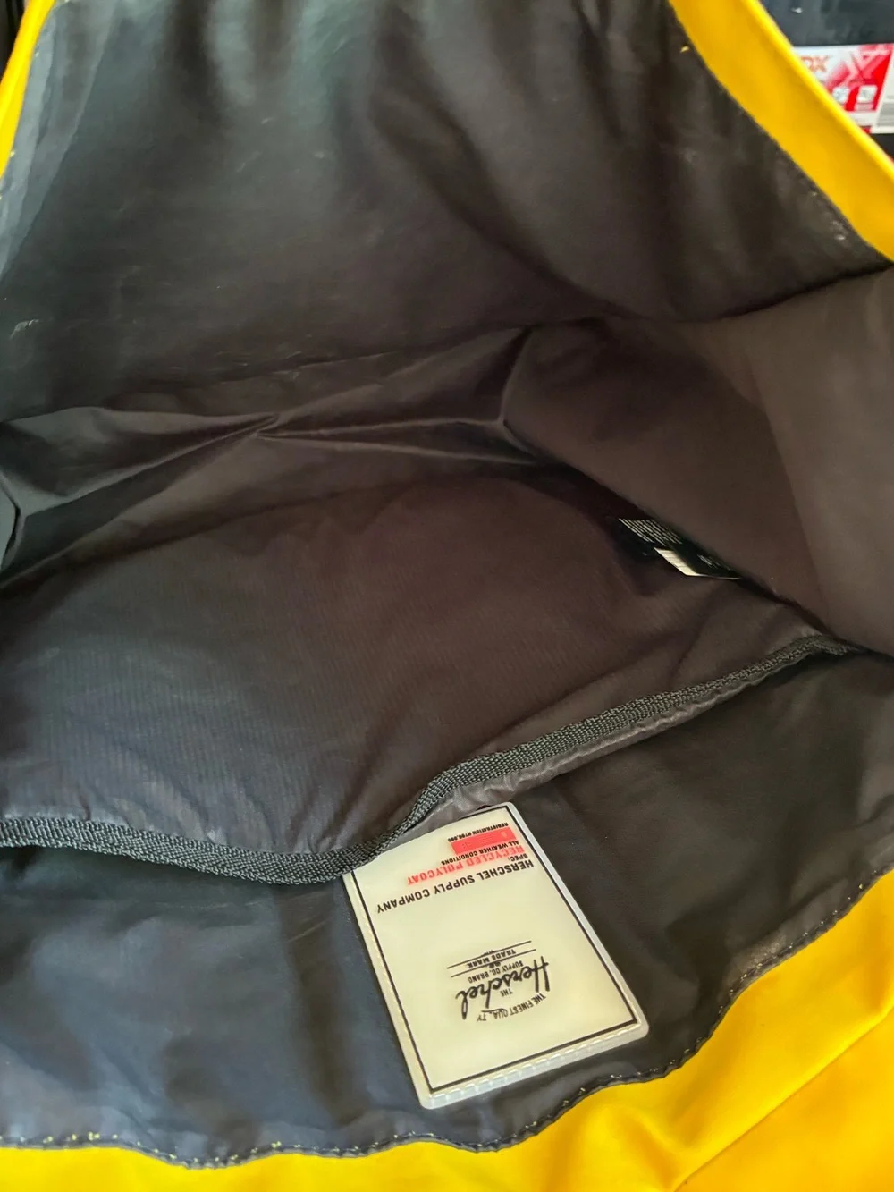 Herschel Supply Co. City Mid-Volume Weather Resistant Backpack Yellow 13X15”